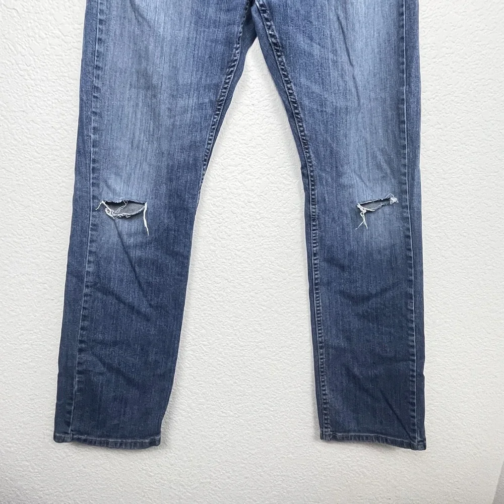 Levi's 559 Straight Leg Jeans Mens 32x34 Blue Denim Cotton Streetwear Distressed